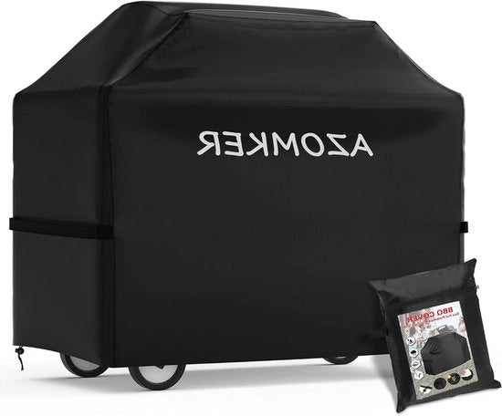 Copertura per barbecue - 1 pezzo - nero - impermeabile - 145 x 61 x 117 cm
