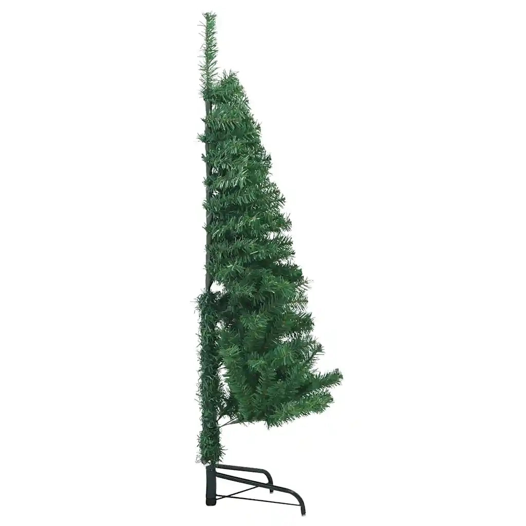 Albero di Natale Artificiale Angolare con 150 LED Verde 120 cm 3397247