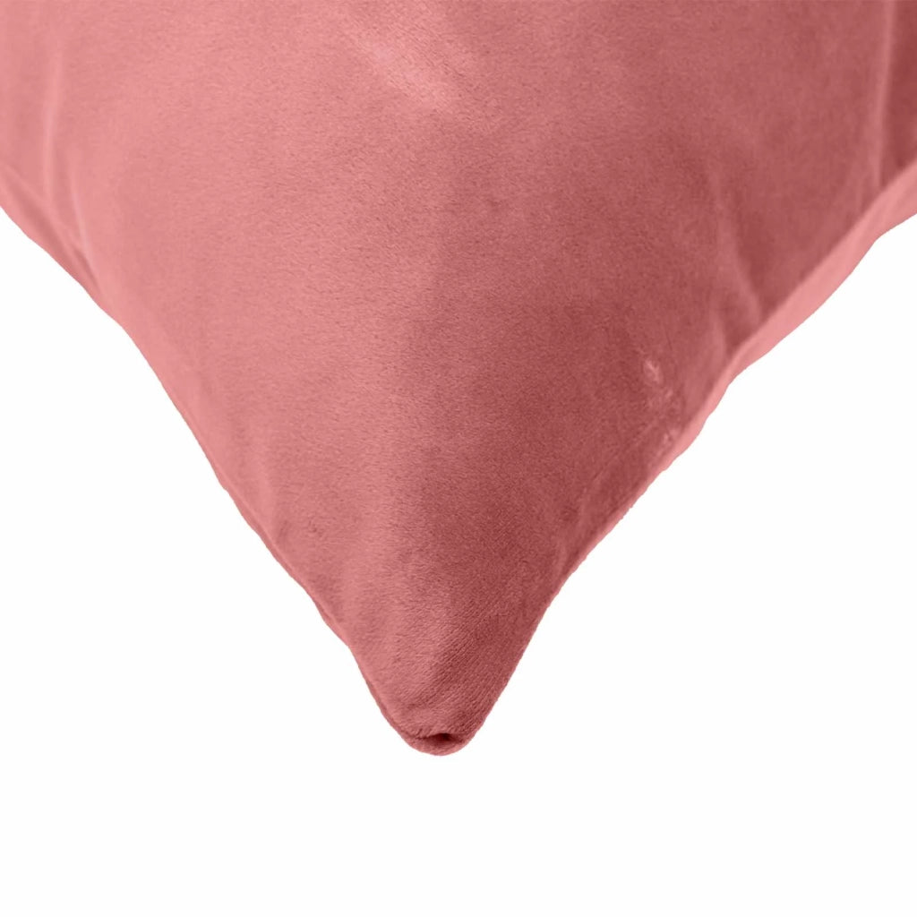 Cuscino con cuscino HEERLEN 2 pz Rosa Velluto 924971