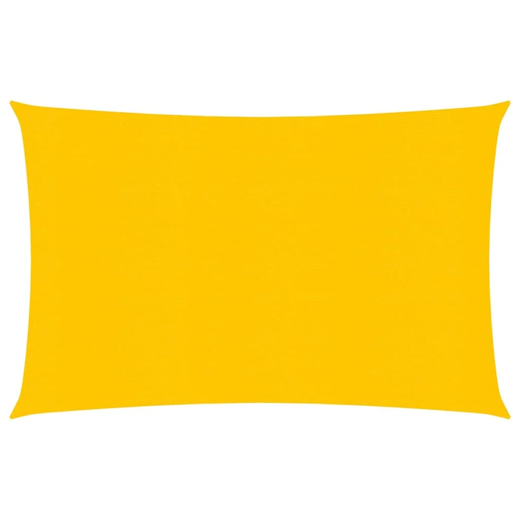 Vela ombreggiante/ombrellone 160 g/m² HDPE 2,5 x 4 m giallo 02_0009115