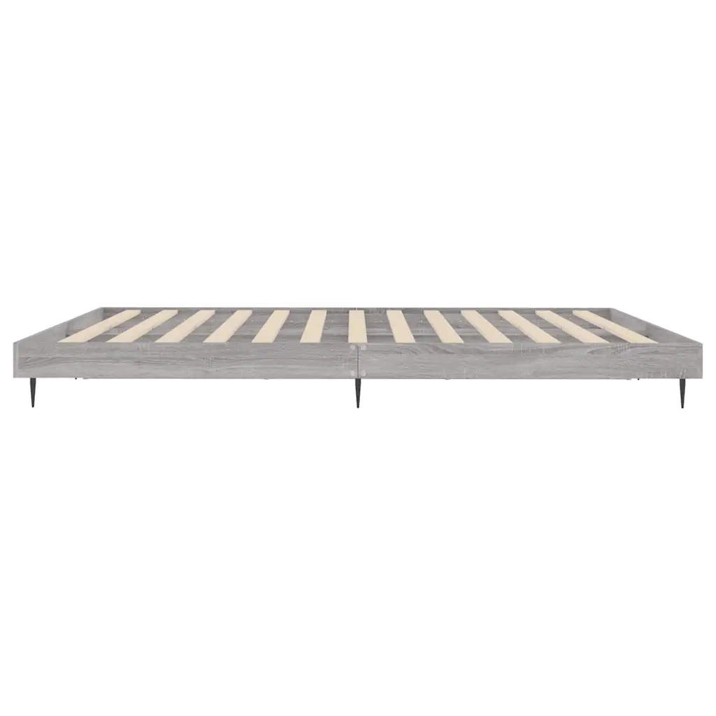 Giroletto-Struttura Letto Grigio Sonoma 120x200 cm in Legno Multistrato 466752