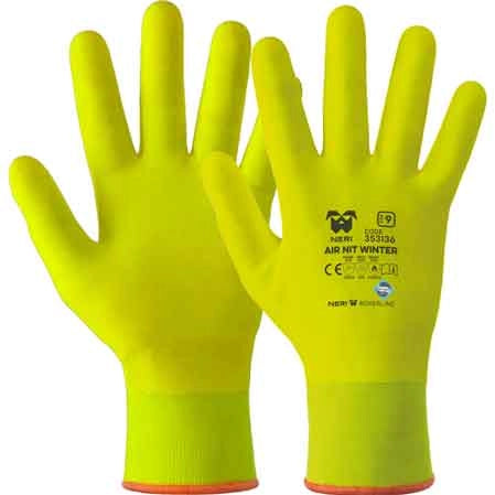 GUANTO PROFESSIONALE INVERNALE 'AIR NIT WINTER' NERI Tg. 10 - 12 paia- NERI