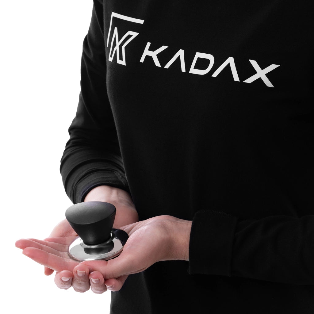 Pomello per coperchio KADAX, pomello per coperchio pentola, pomello per padella, nero, 2 pezzi