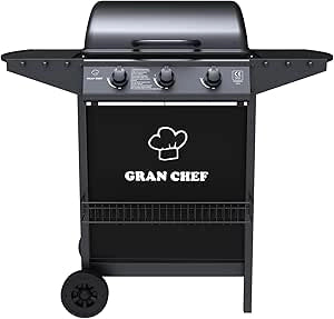 Barbecue A Gas con Tre Fuochi, modello "Thomas"