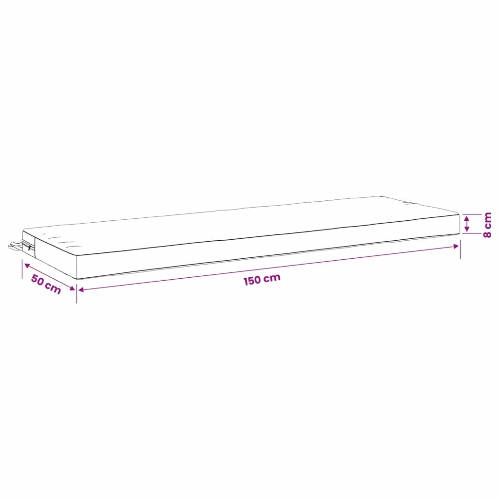 Cuscini per Panchina a 2 Pezzi SOEST 2 pz 100% Poliestere 950337