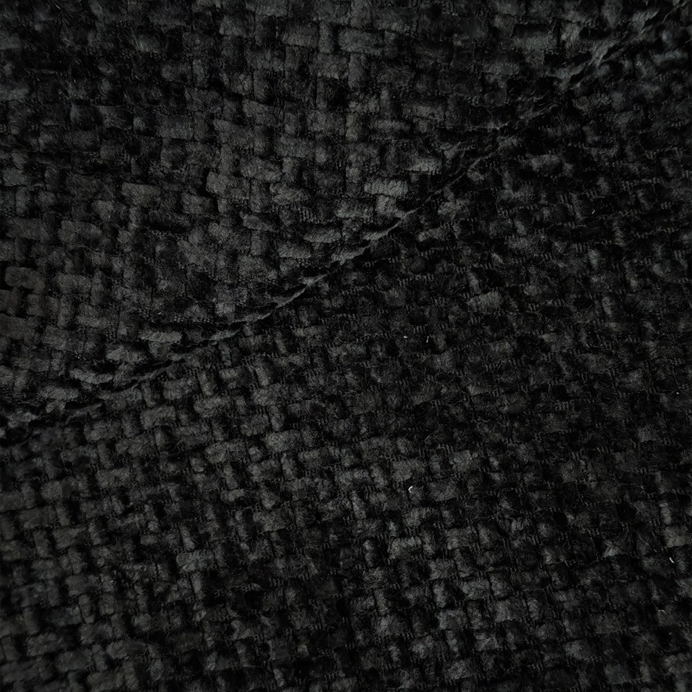 Divano angolare U modulare ¨C Minimal ¨C nero tessuto imbottito 336cm