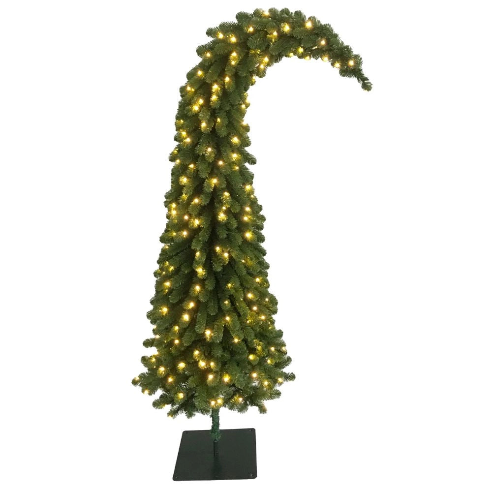 Albero di natale grinch con 250 luci led decorative