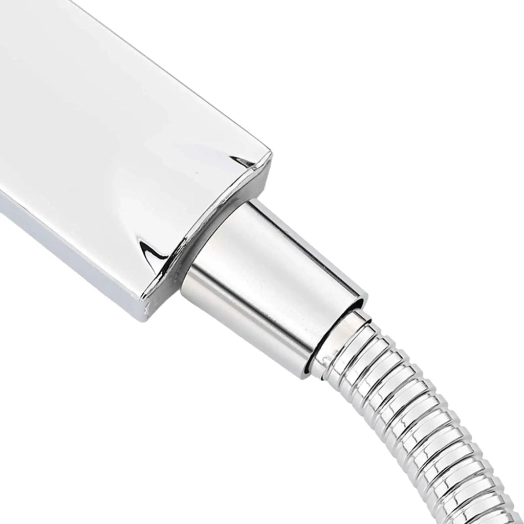 Set di doccia con soffione Cromato 150 cm Acciaio Inox CFW8442285