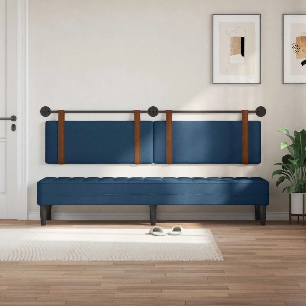 Testiera | Testata sospesa Blu PU Antico