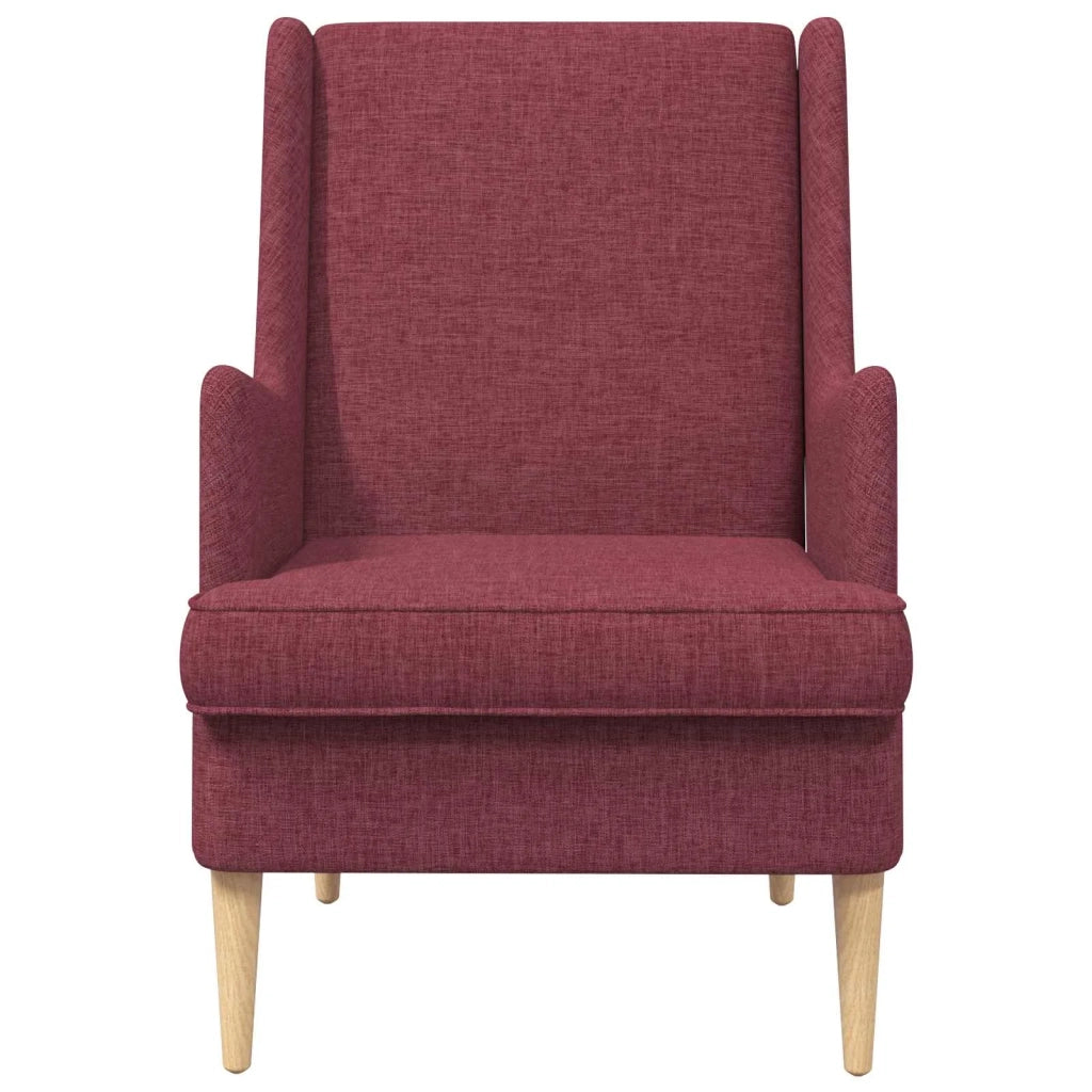 Poltrona Rosso Vino Tessuto 42029951