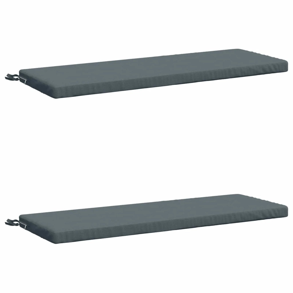Cuscini per Panchina a 2 Pezzi SOEST 2 pz 100% Poliestere Blu 948743
