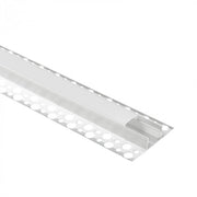 Profilo LED GNS02 da superficie anodizzato opale 2m