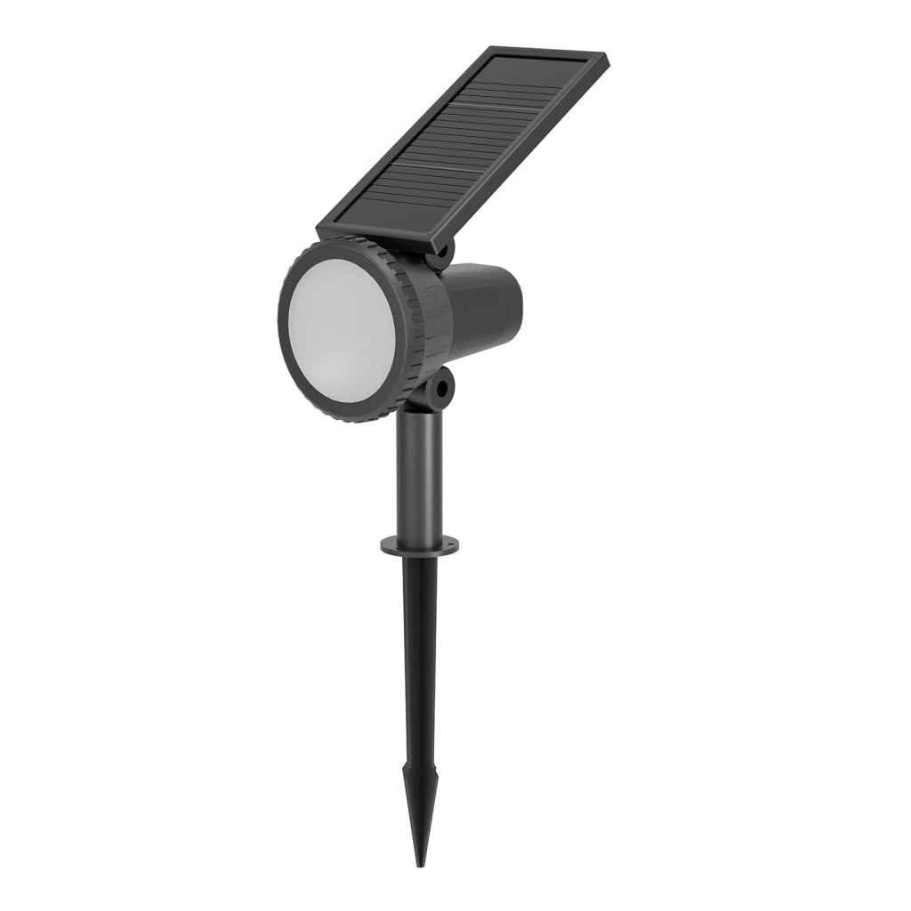 Luce Solare Esterno Moderna Sambuco Policarbonato Nero Led