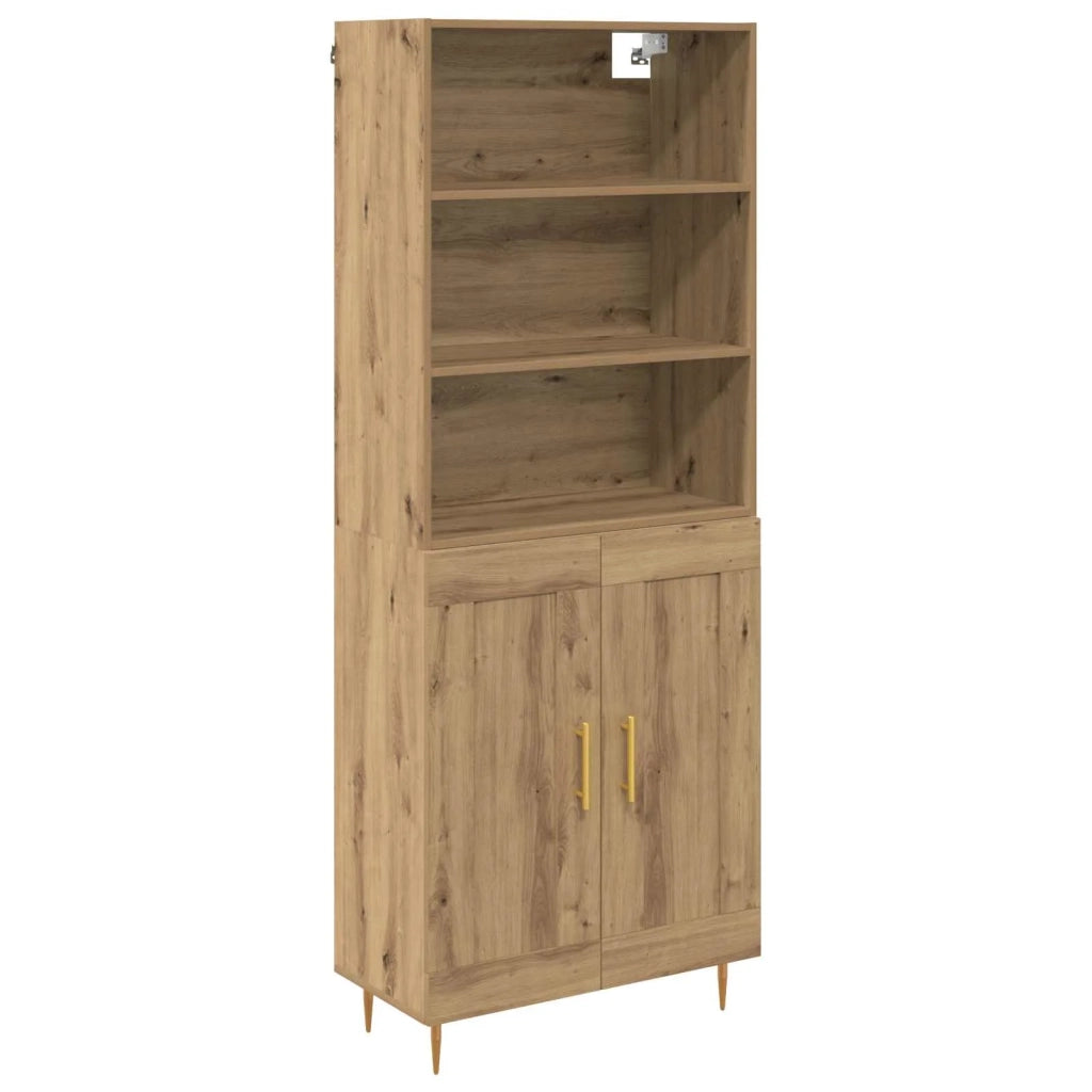 Credenza | Madia | Buffet da pranzo | Armadio da pranzo Rovere artigianale 69,5 x 34 x 180 cm