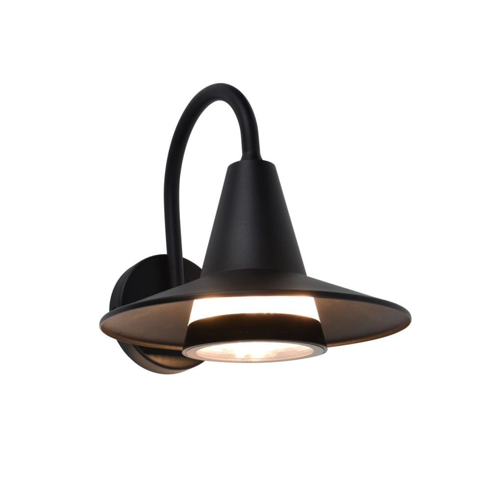 Applique da esterno Swan 1xE27 nera alluminio IP54
