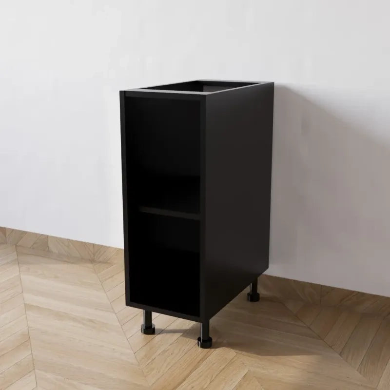 Mobile Base 30 Compreso Di Anta. H 72 Cm L 30 Cm P 55.5 Cm. Spedizione In Kit Nero