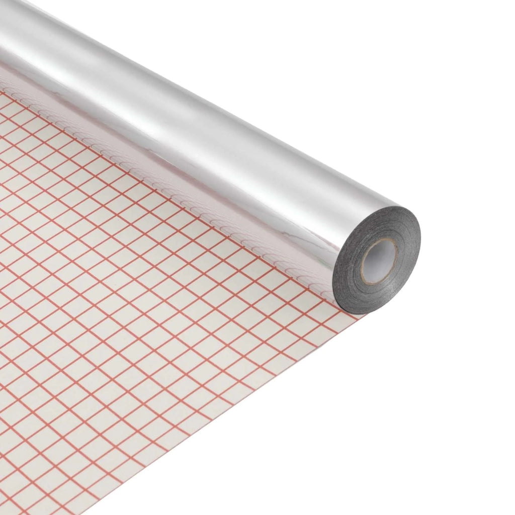 Film Specchiante Autoadesivo 60 x 200 cm 2 pcs Argento PET 3394634