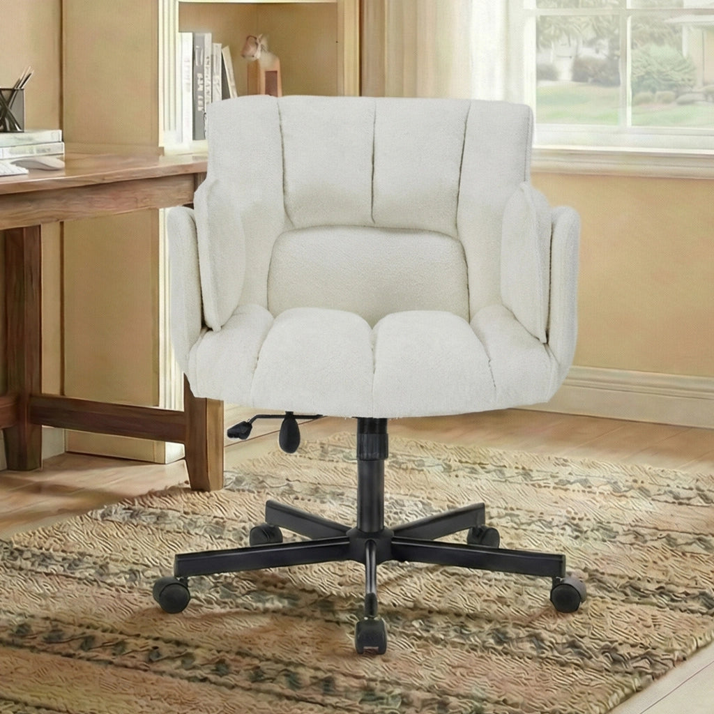 Sedia da ufficio con braccioli pieghevoli ¨C Xylo ¨C Beige