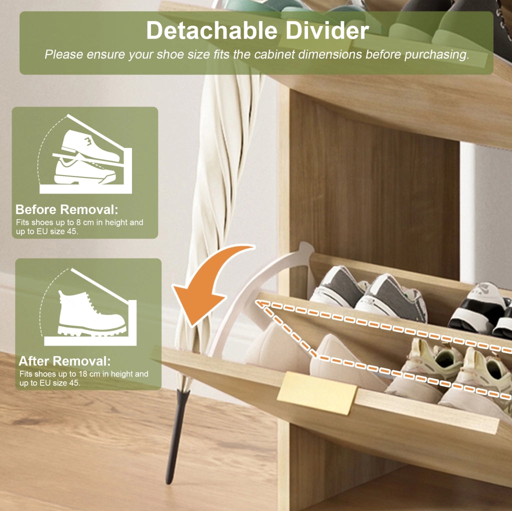 Set guardaroba 4 pezzi con scarpiera, panca, specchio e appendiabiti 130x30x174 cm, mobili per ingresso in truciolato naturale