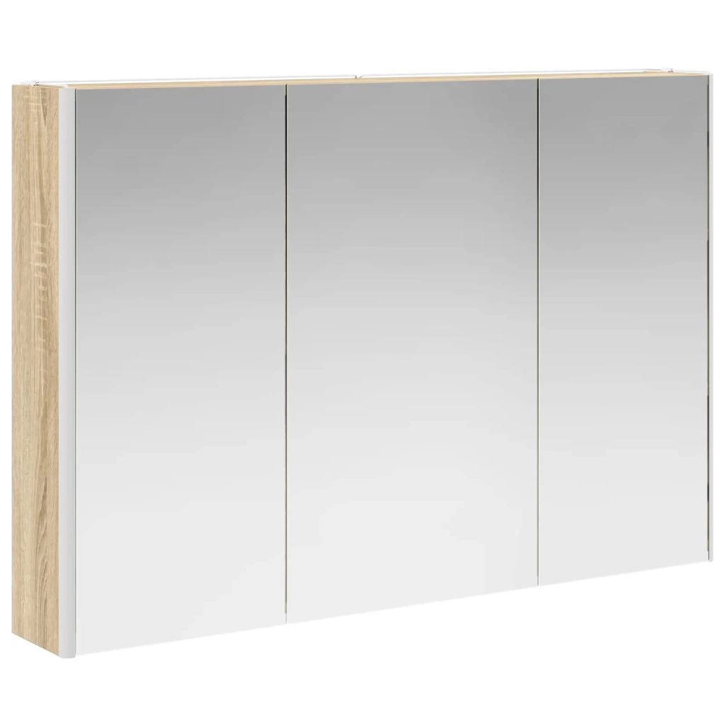 Set di Armadi da Bagno 4 pz Rovere Sonoma Legno ingegnerizzato 3406665