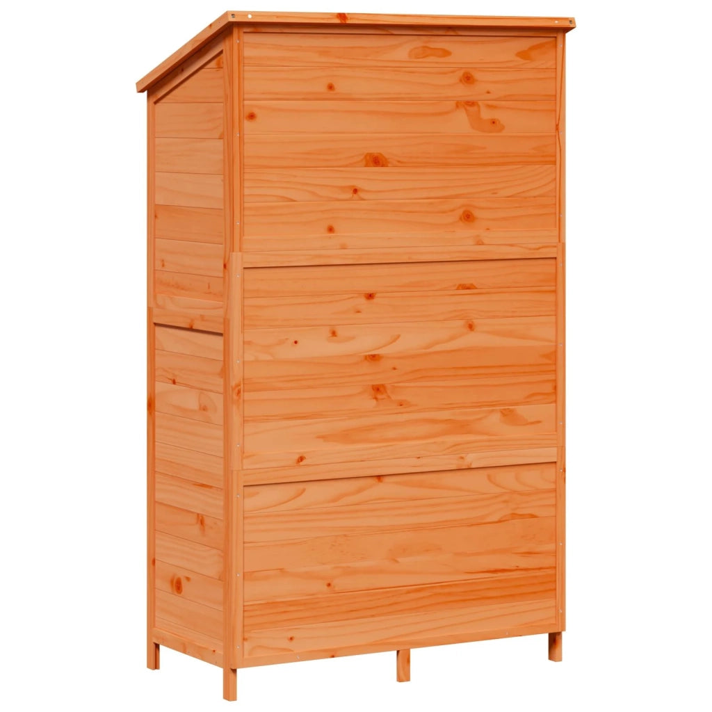 Capanno da Giardino con tetto Marrone 106,5 x 56 x 176 cm 42033451
