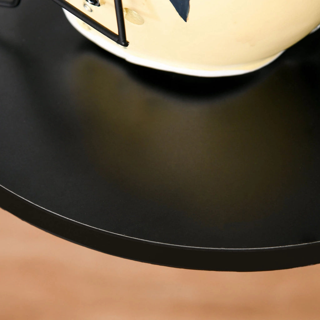 Appendiabiti da terra con 8 ganci e 3 aste in metallo nero con ripiano in MDF 45 × 45 × 180 cm
