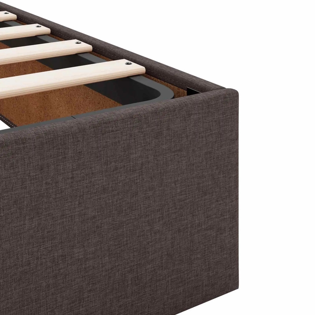 Letto singolo | Letto per adulti | Struttura letto con materasso 2 pcs Tanno Tessuto