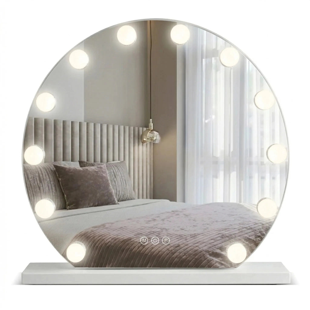 Specchio Led Hollywood White 50 Cm