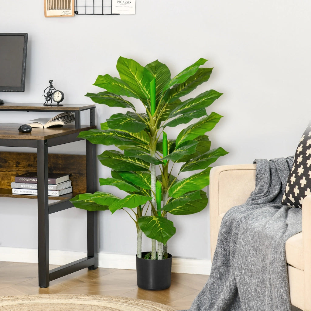 Pianta Artificiale per Interni ¨C Minimal ¨C Verde in Cemento 95 cm