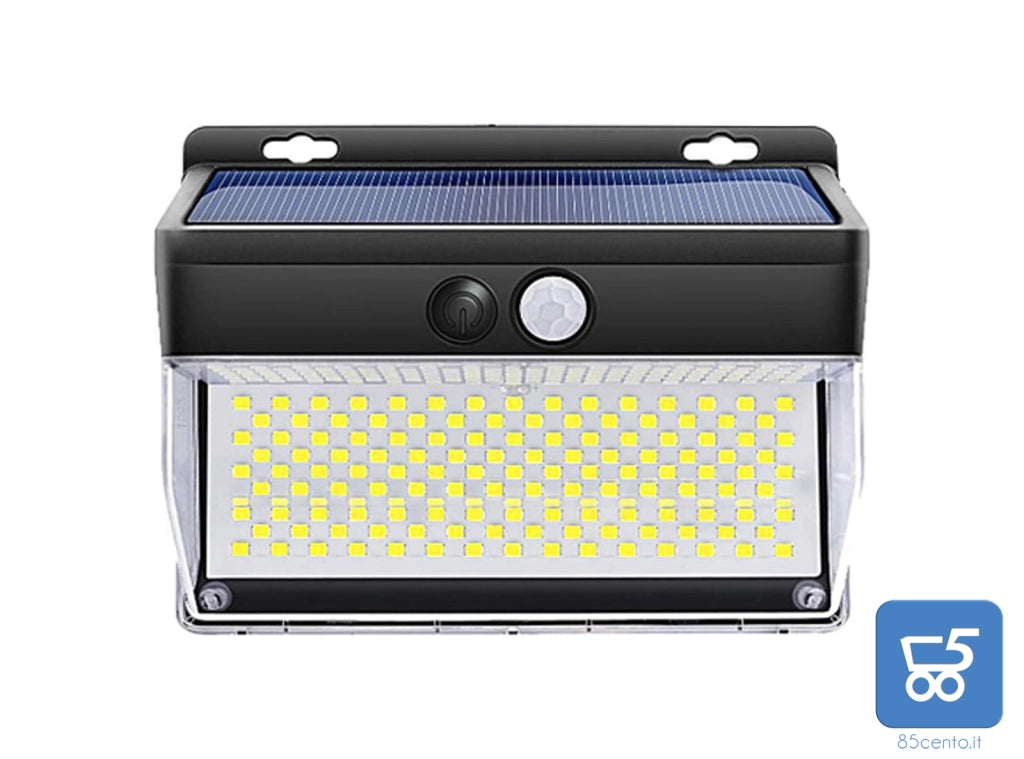 Luci Di Sicurezza Solare A 262 LED Per Esterni 3 Modalità Sensore Di Movimento Impermeabile 6000K