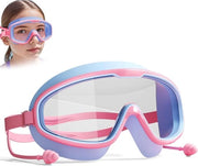 Divise da immersione acqua resistente con grande occhiali e auricolari per bambini