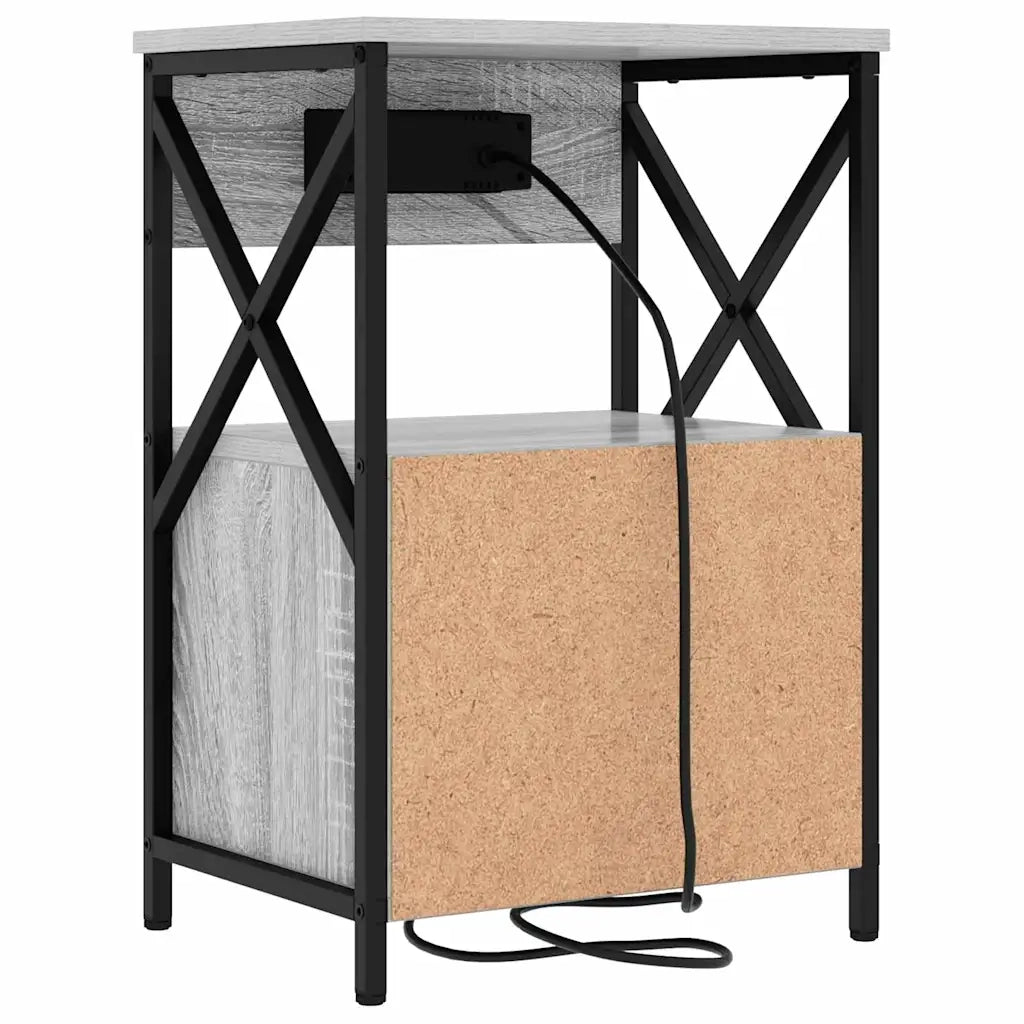 Armadio da Notte 2 pcs Grigio Sonoma 40 x 31 x 60 cm 859467