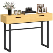 Console ¨C Minimal ¨C metallo, legno, 110 cm