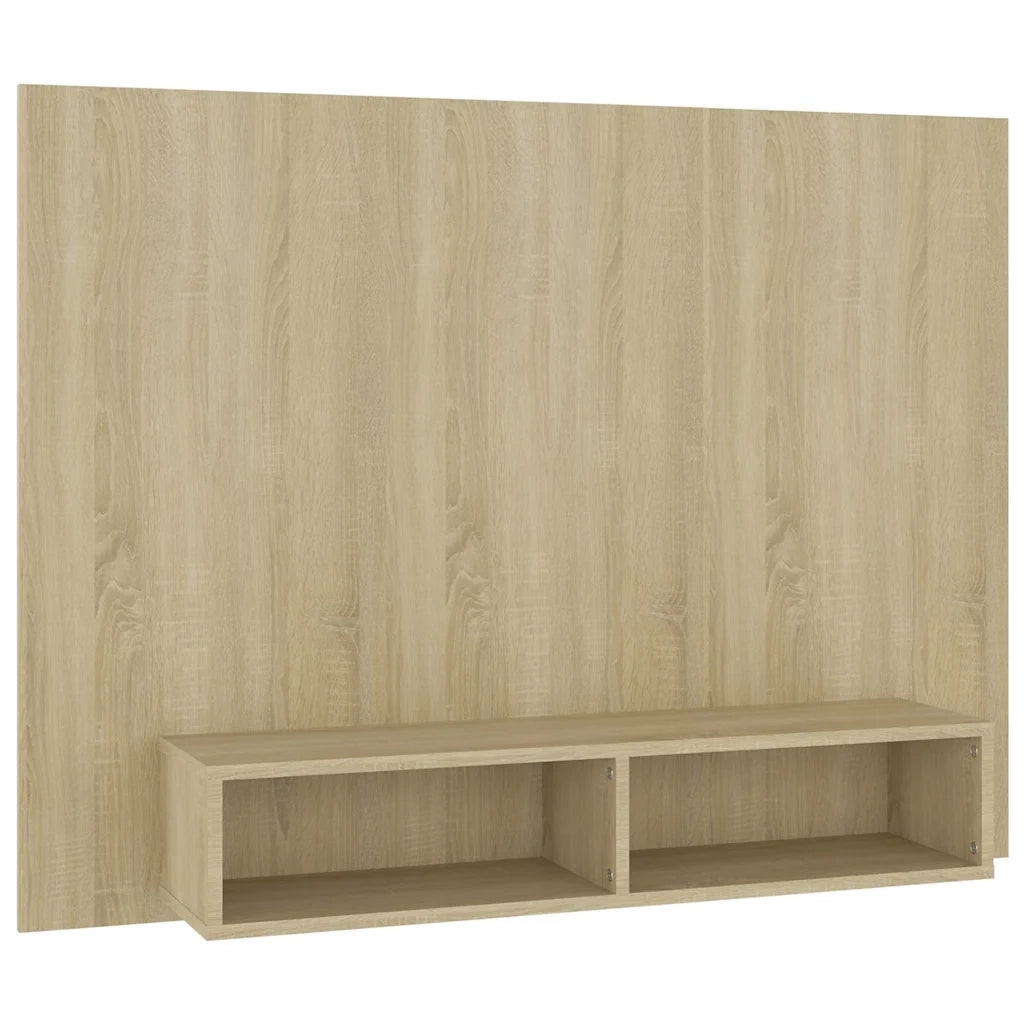 Mobile TV a Muro Rovere Sonoma 120x23,5x90 cm Legno Multistrato