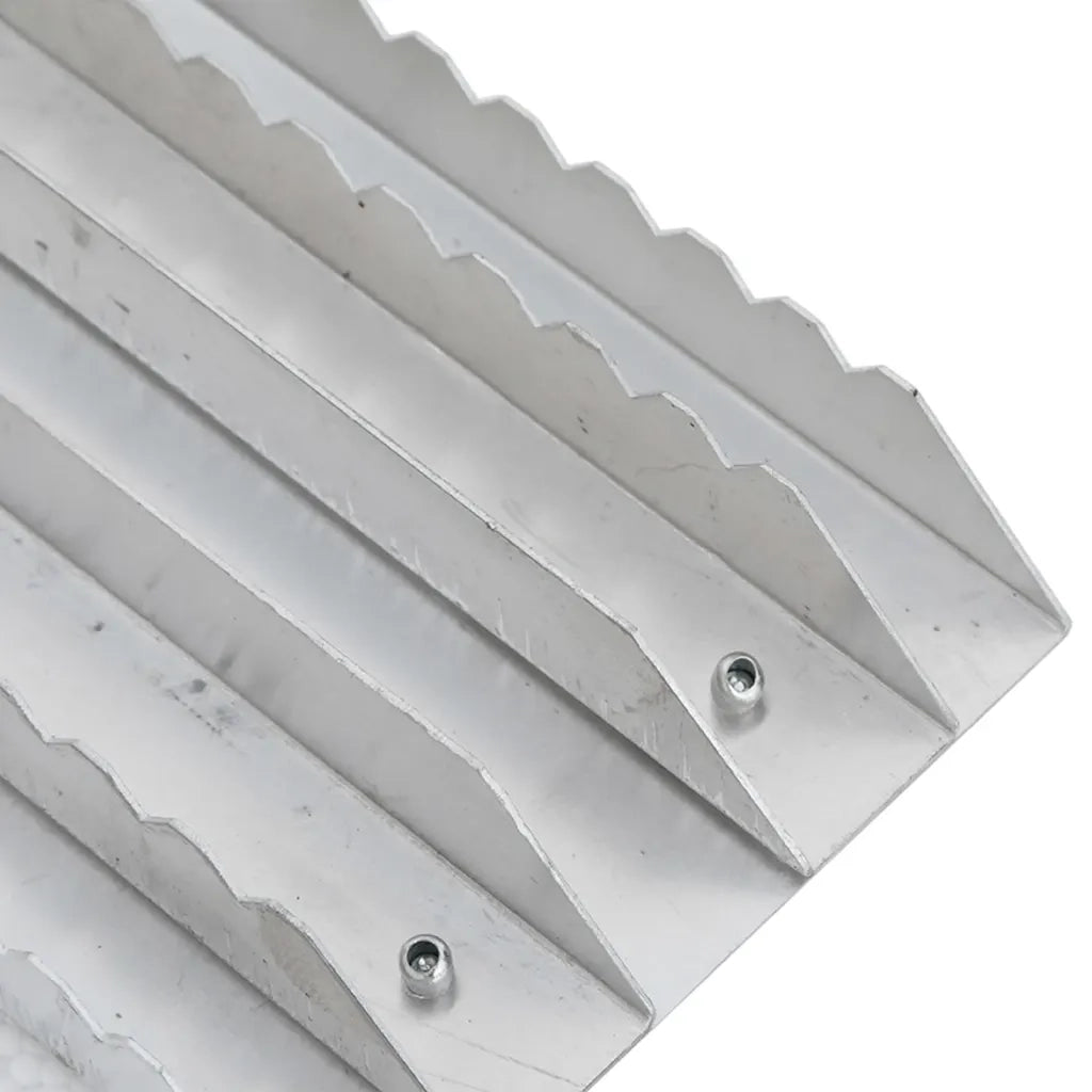 vidaXL Striglie 3 pz Argento in Alluminio
