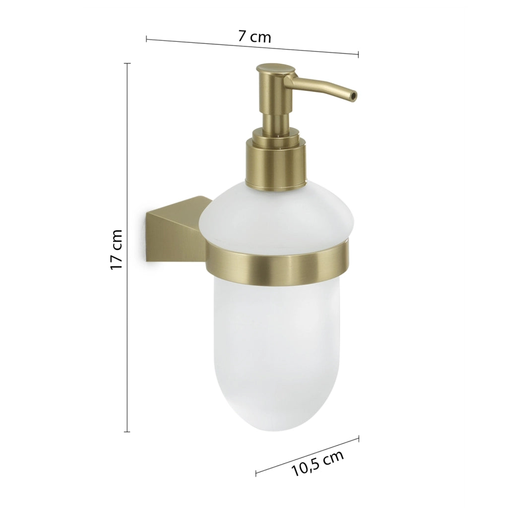 DISPENCER TONALE 7XH17CM ORO MATT.
