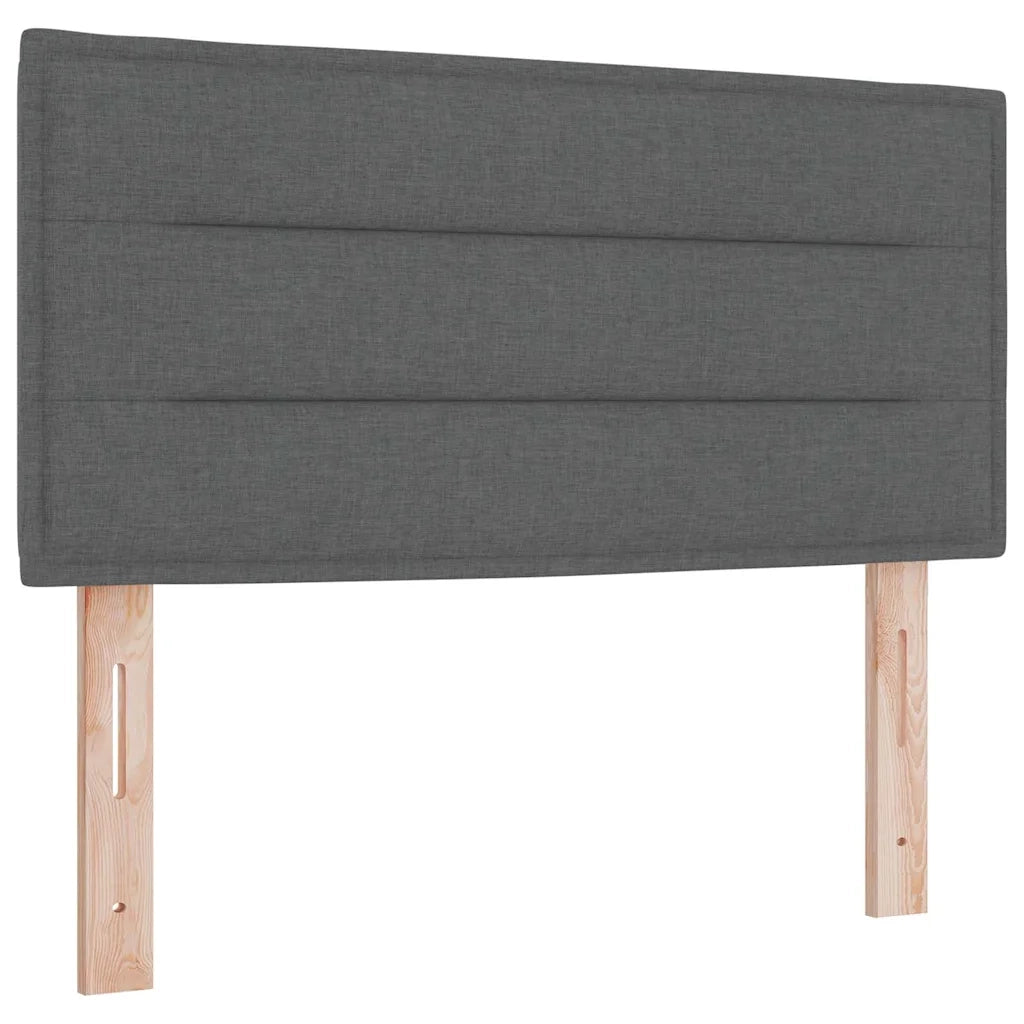 Testiera | Testata Grigio scuro 80 cm Tessuto