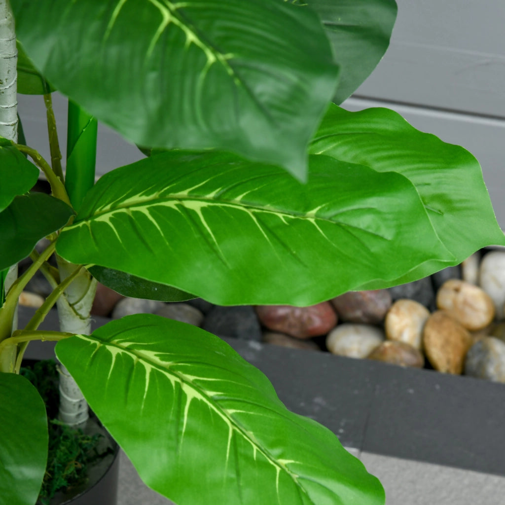 Pianta Artificiale per Interni ¨C Minimal ¨C Verde in Cemento 95 cm