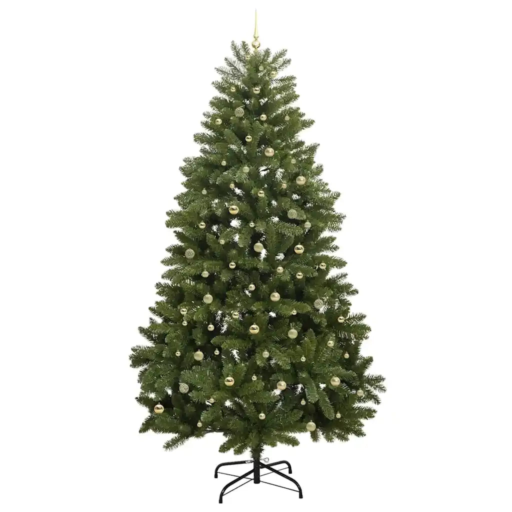 Albero di Natale artificiale 300 cm 300 LED Bianco caldo Verde 3395725