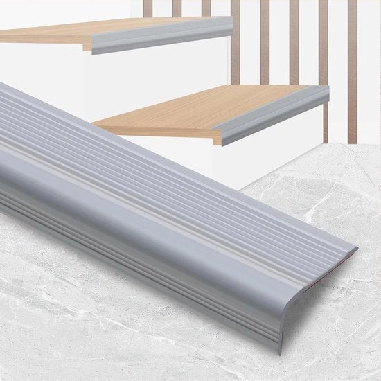 Trappole antiscivolo in vinile premium - 10 metri - Grigio - Per uso interno