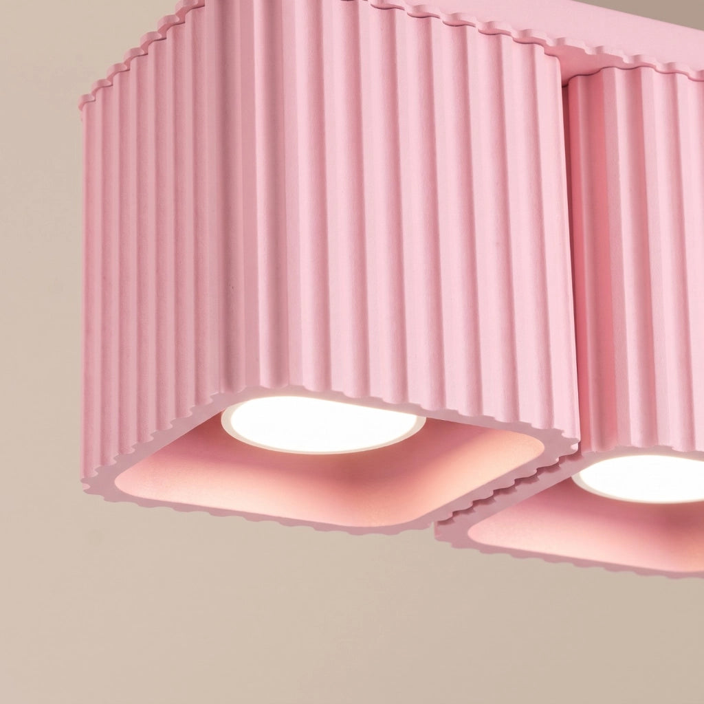 Plafoniera RIFF 2 rosa GU10