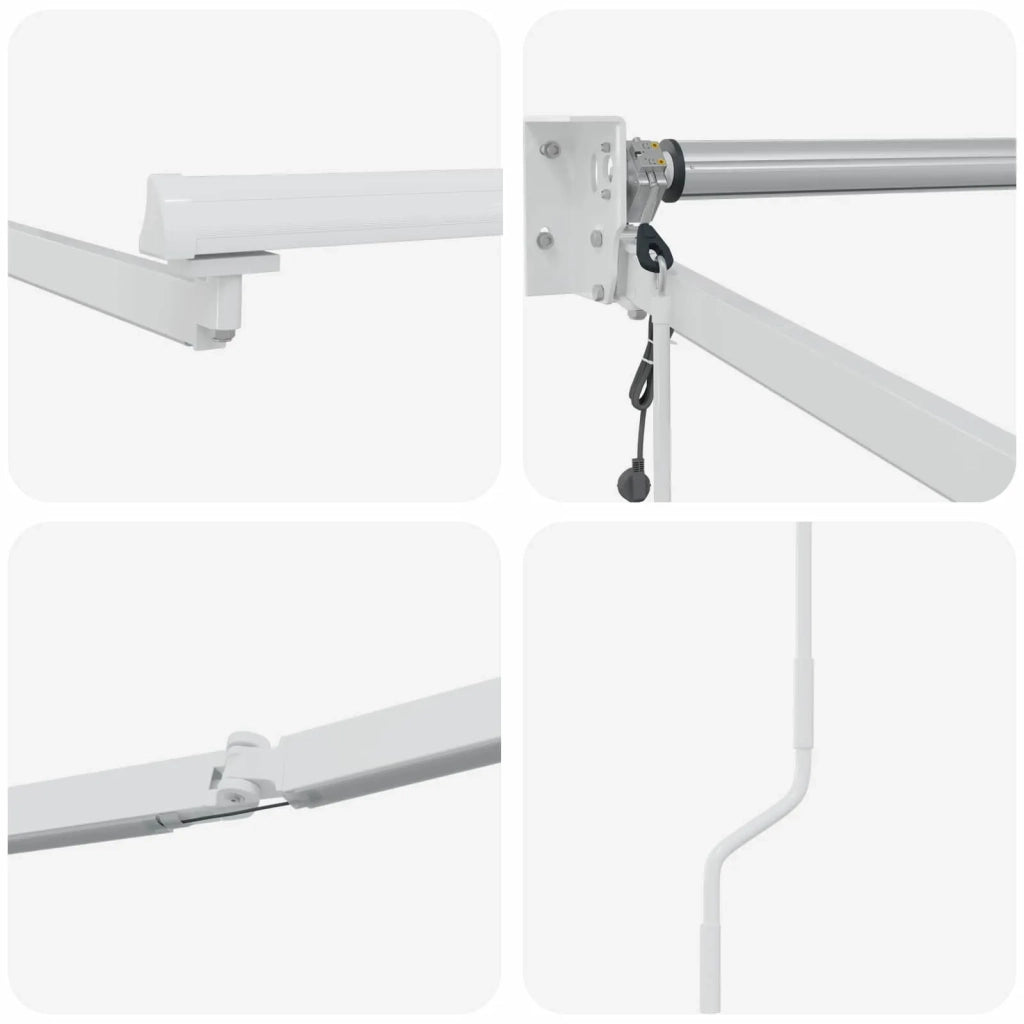Struttura della tenda elettrica retrattile Bianco 3,5 x 2 m 42024211