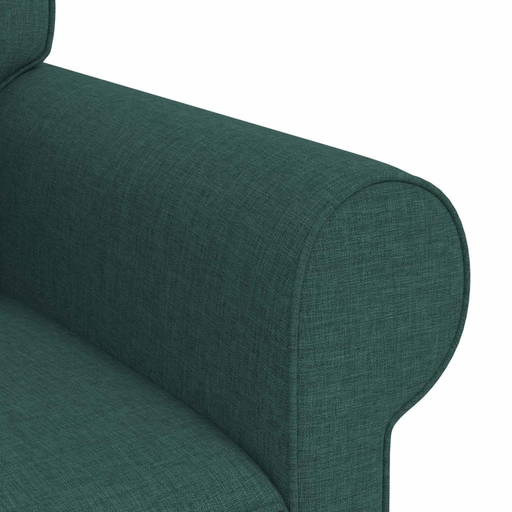 Set di divani 2 pcs Verde Scuro 175 x 82 x 80 cm Tessuto 3407533