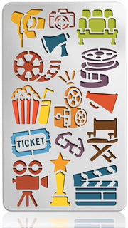 Schede metalliche per incisione artigianale e scrapbooking