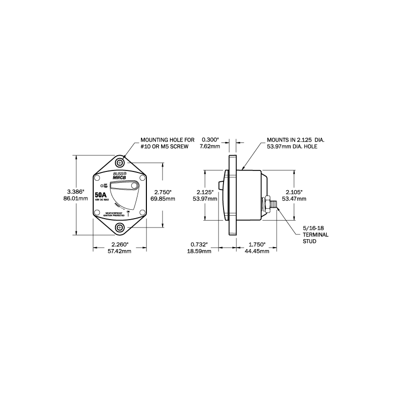 MAGNETOTERMICO HD AD INCASSO 100A