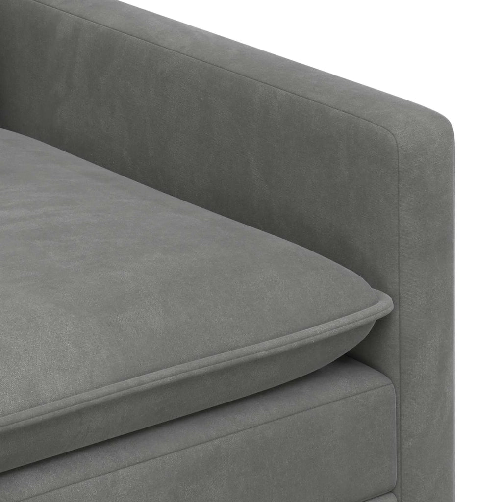 Set di divani 2 pcs Grigio Scuro Velluto 3417110