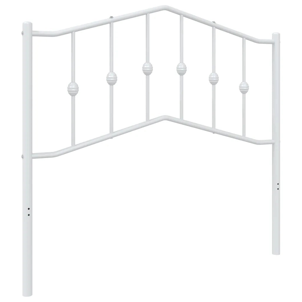 Testiera di Ricambio in Metallo Bianco 100 cm 373867