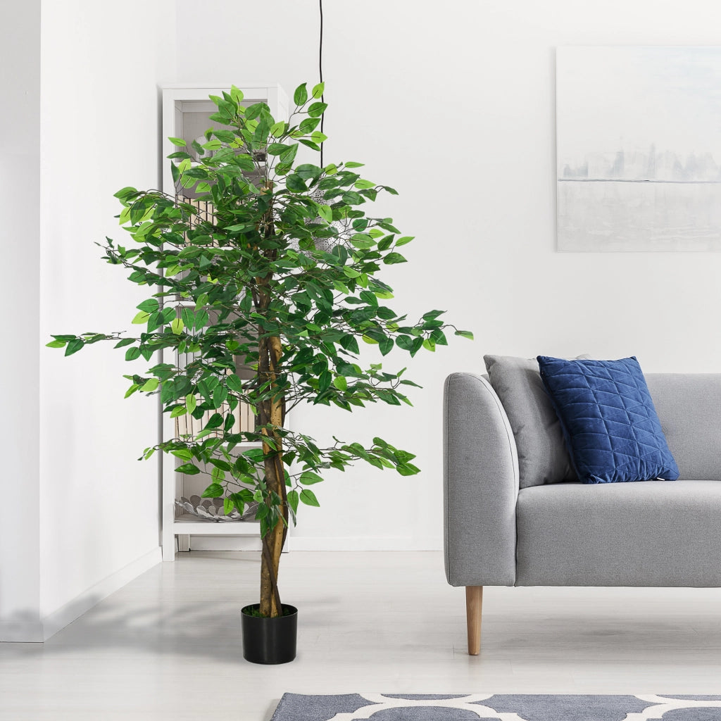 Pianta artificiale ficus ¨C Minimal ¨C 150 cm verde