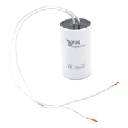 Condensatore 31,5 UF mf microfarad per motori elettrici con cavi isolati 150mm