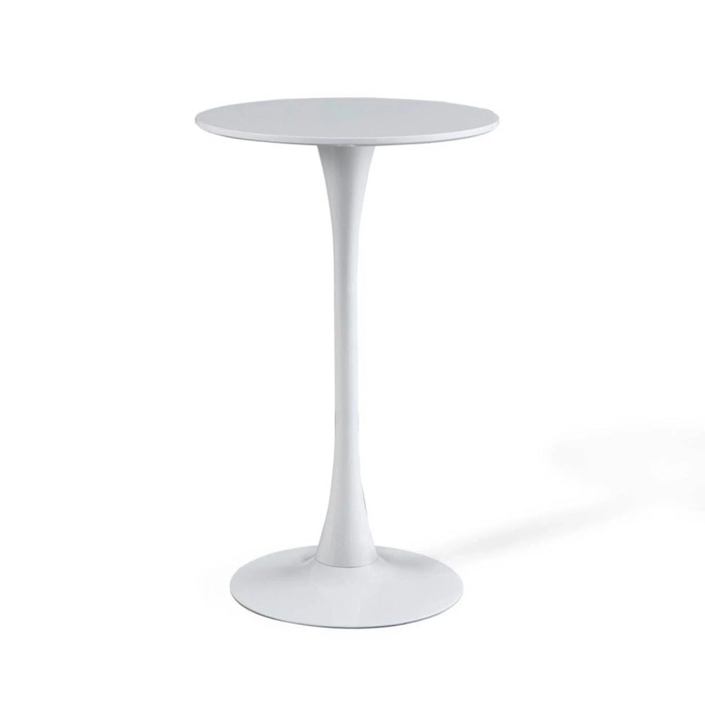 LÚZETE - TAVOLO ALTO SAN ANTONI Ø60 CM BIANCO